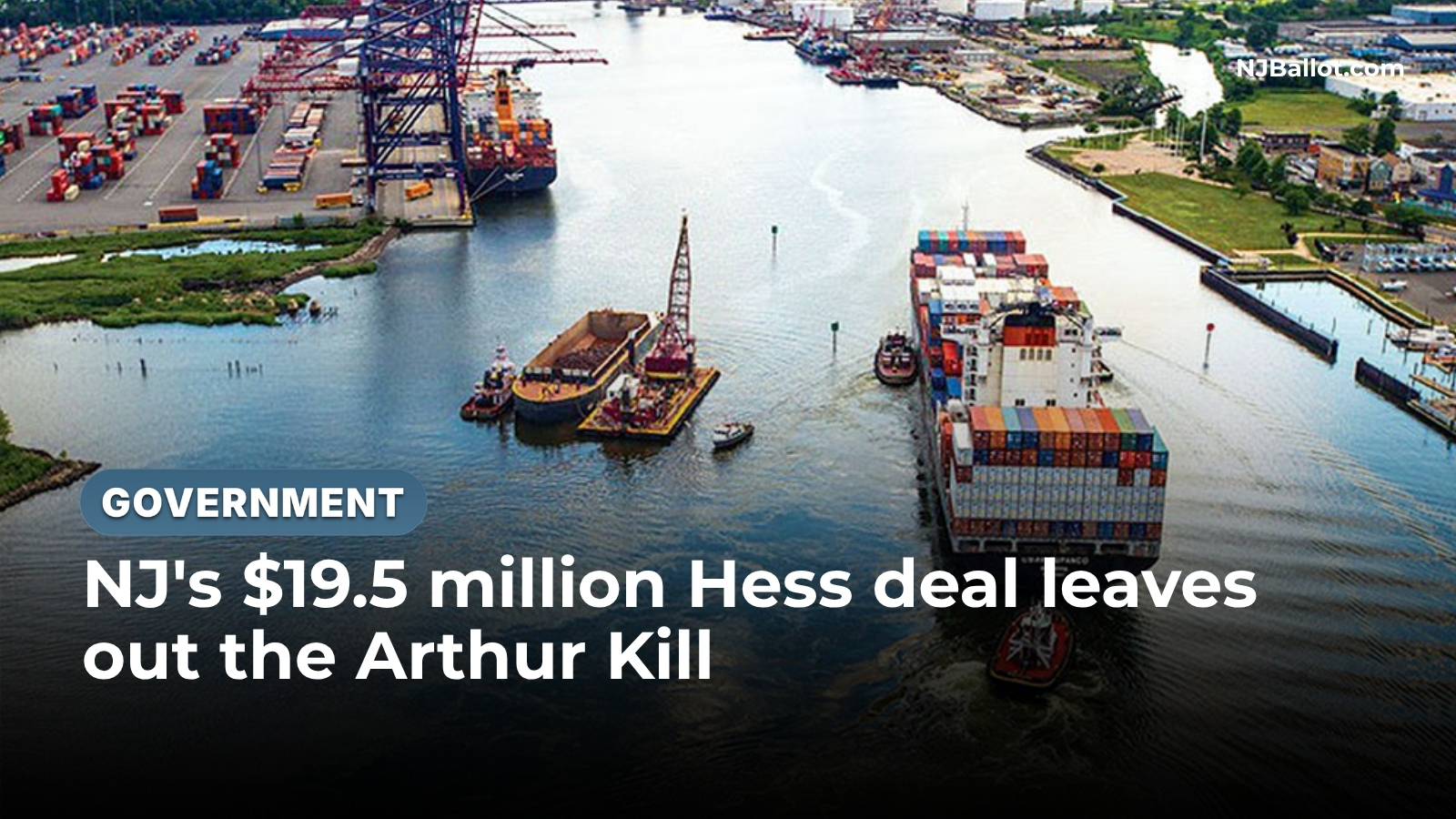 NJ's $19.5 million Hess deal leaves out the Arthur Kill