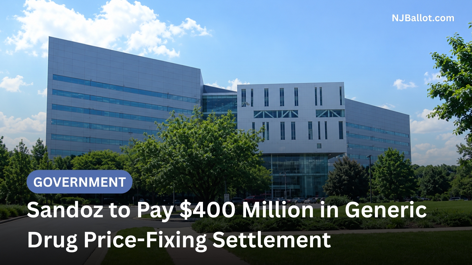 Sandoz to Pay $400 Million in Generic Drug Price-Fixing Settlement