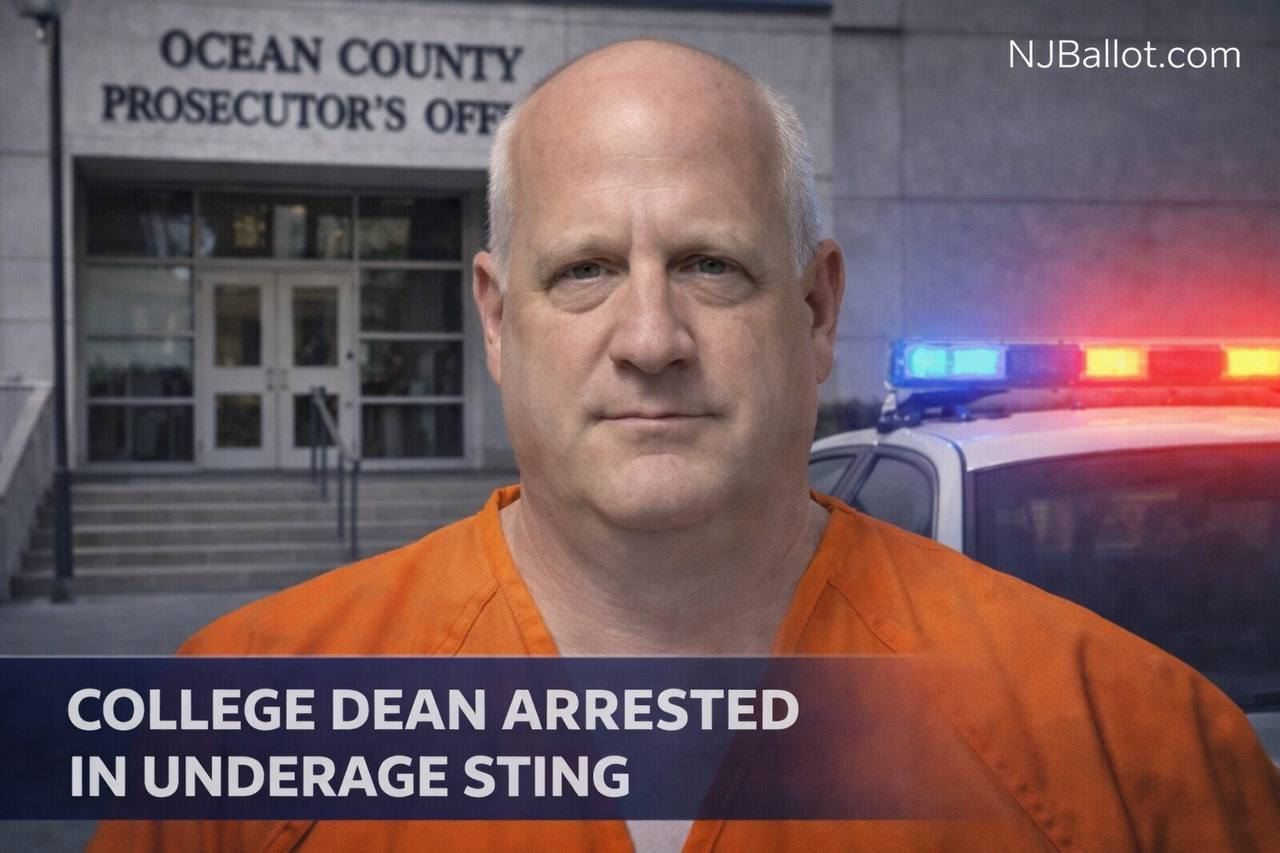 Ocean County College Dean Arrested in Child Sex Sting, Jailed Pending Trial