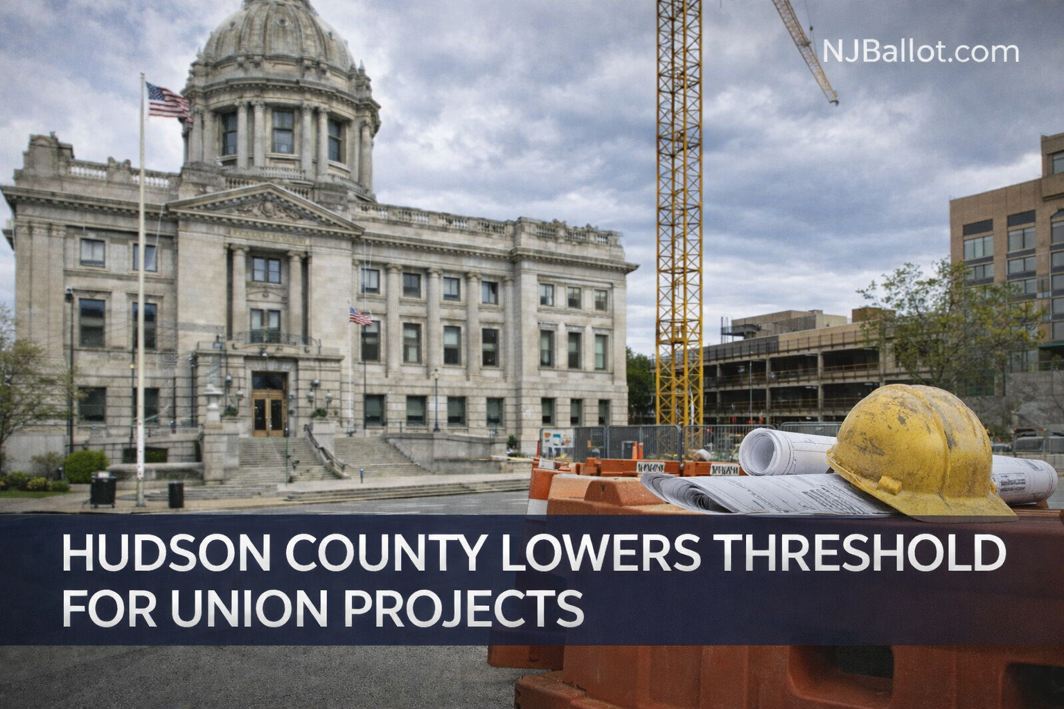 Hudson County Lowers Threshold for Union Labor Agreements in Public Projects