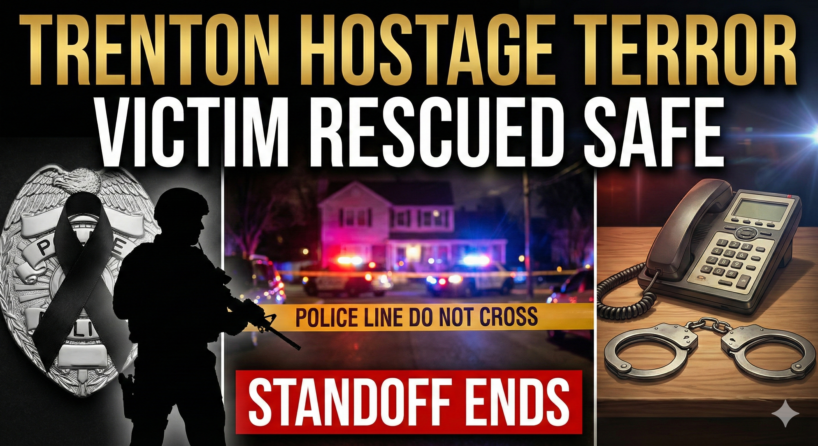 Trenton Man Surrenders After Knife-Point Hostage Standoff