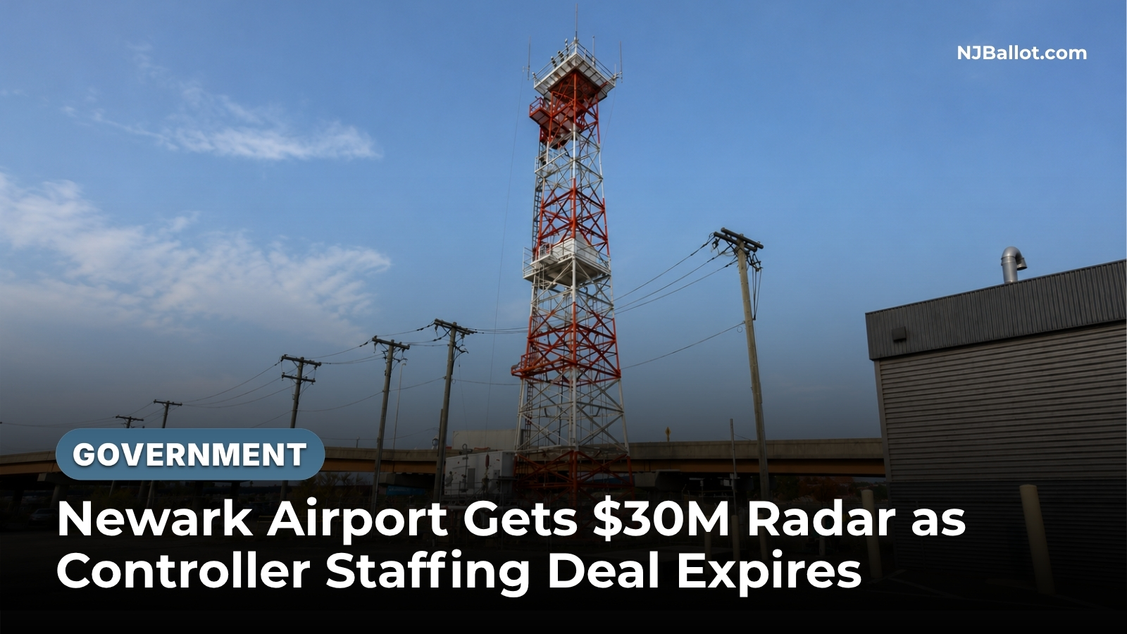 Newark Airport Gets $30M Radar as Controller Staffing Deal Expires