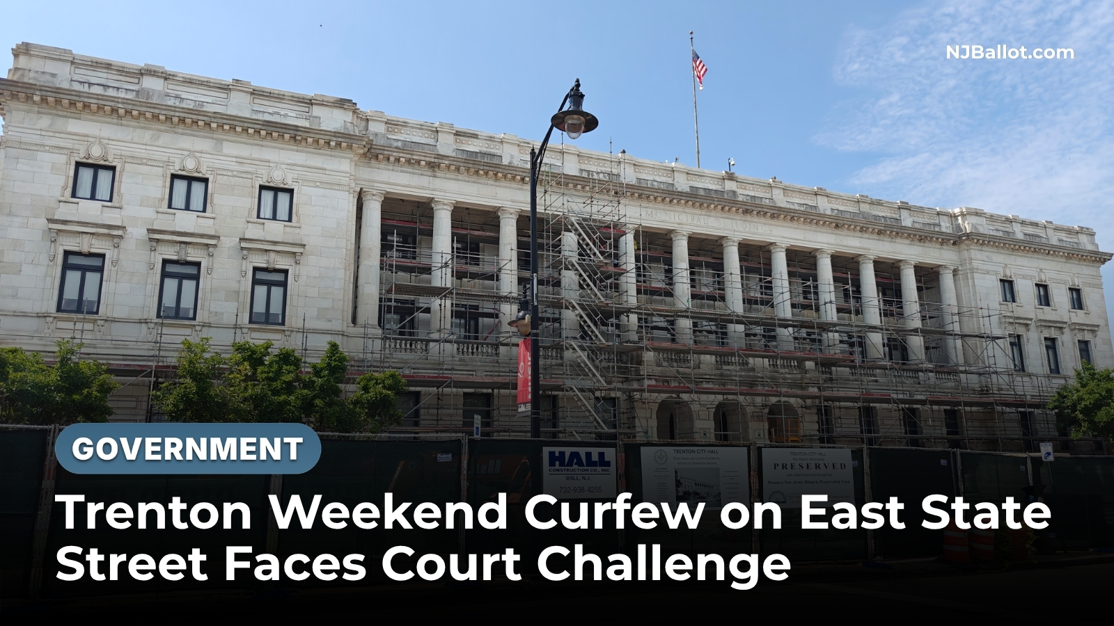 Trenton Weekend Curfew on East State Street Faces Court Challenge