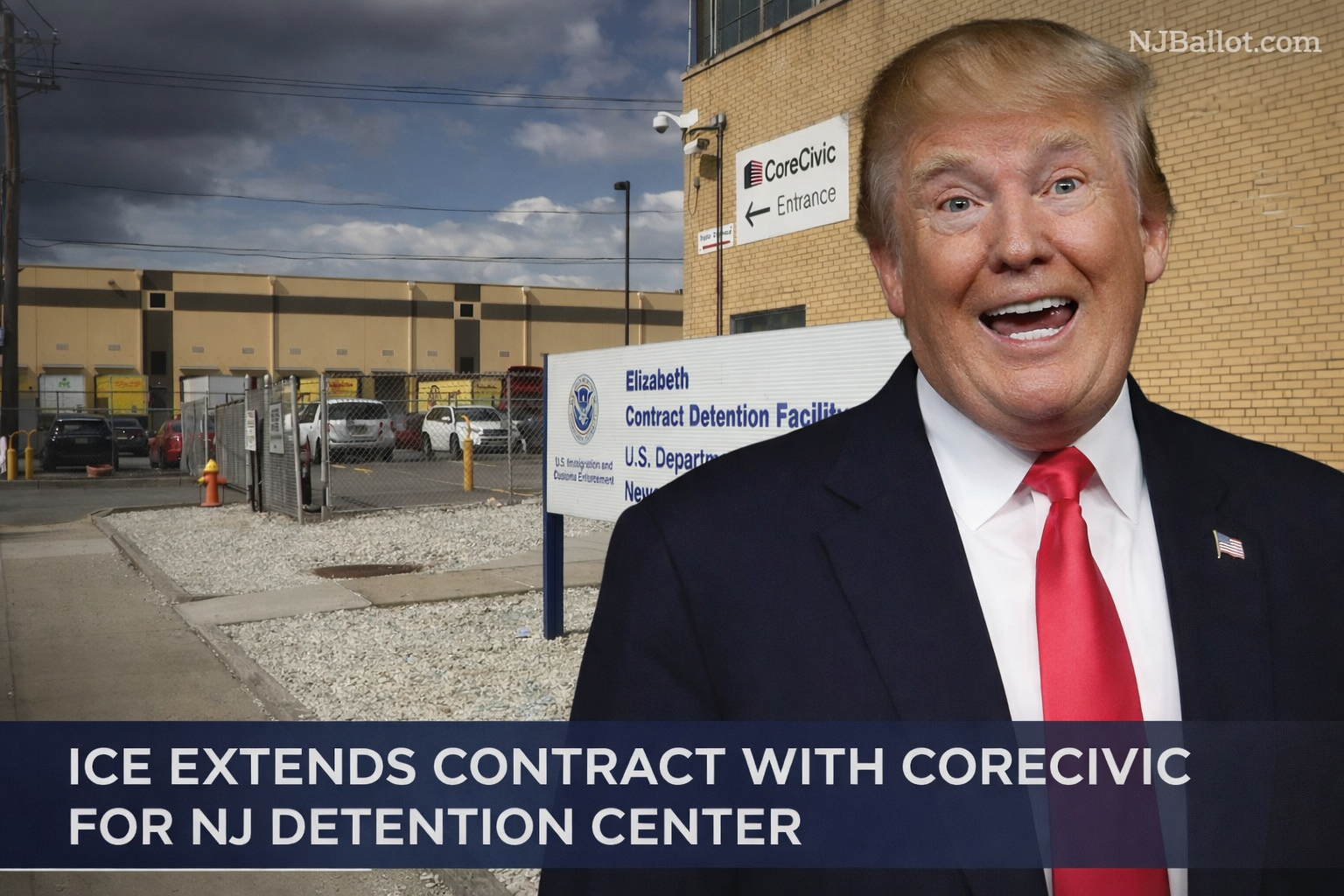 BREAKING: NJ Awards CoreCivic 2-Month Elizabeth Facility Extension