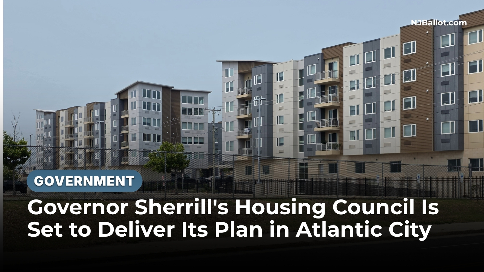 Governor Sherrill's First Housing Plan to Debut at Atlantic City Conference