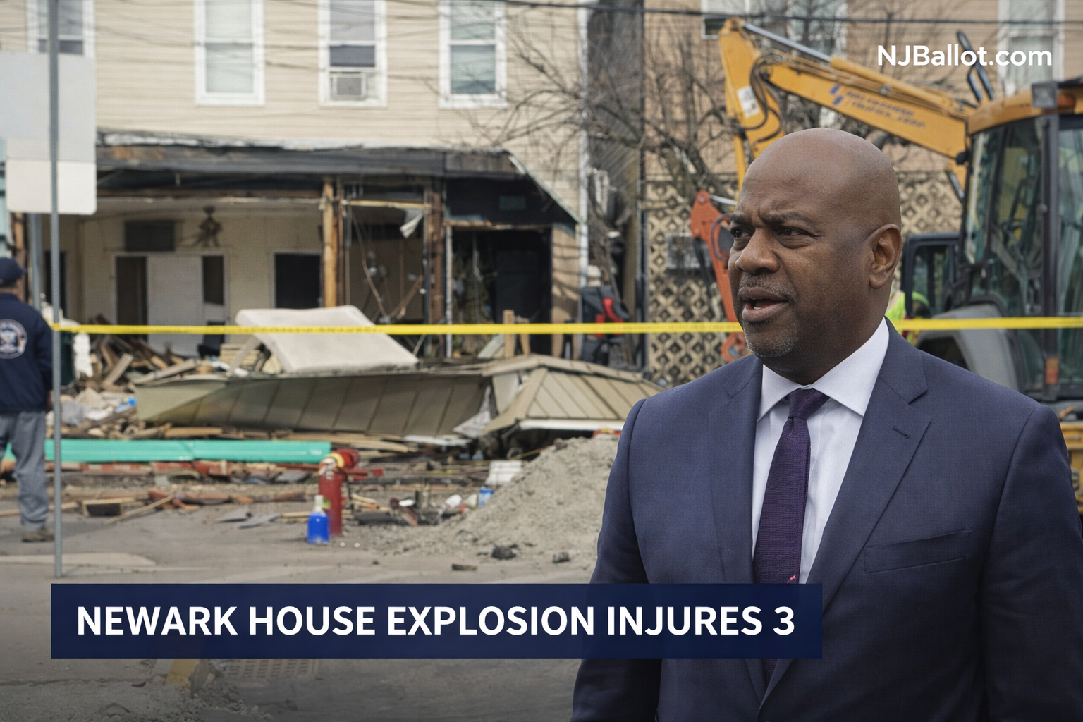 Newark House Explosion Injures 3, Including Teens, After Gas Line Struck