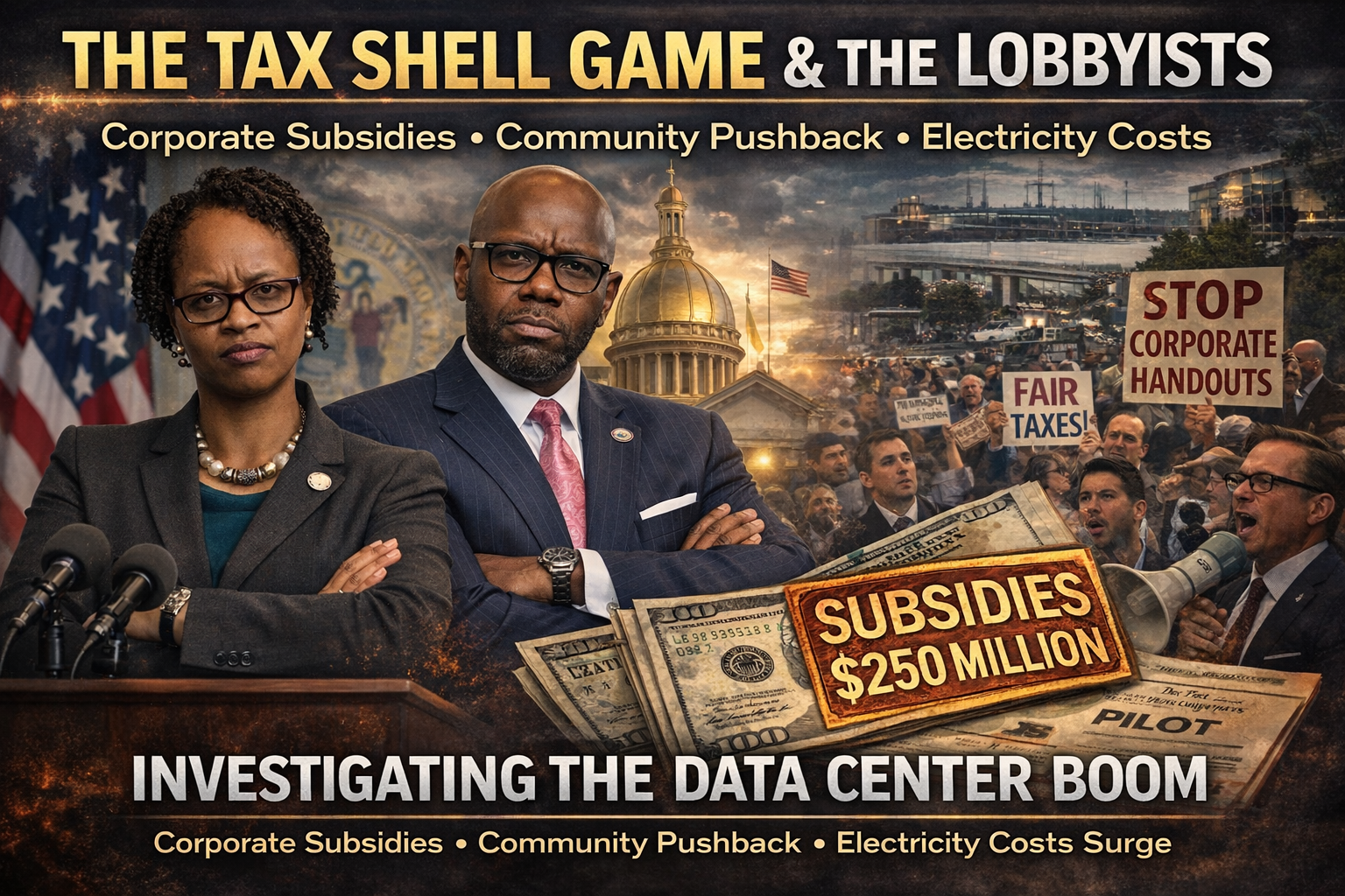 Investigating the Data Center Boom, Part 3: The Tax Shell Game and the Lobbyists