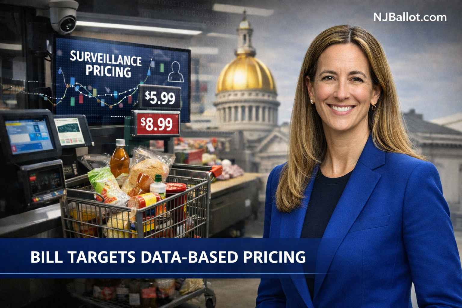 NJ Senate Panel: $20K Fines for "Surveillance Pricing" Grocery Discrimination