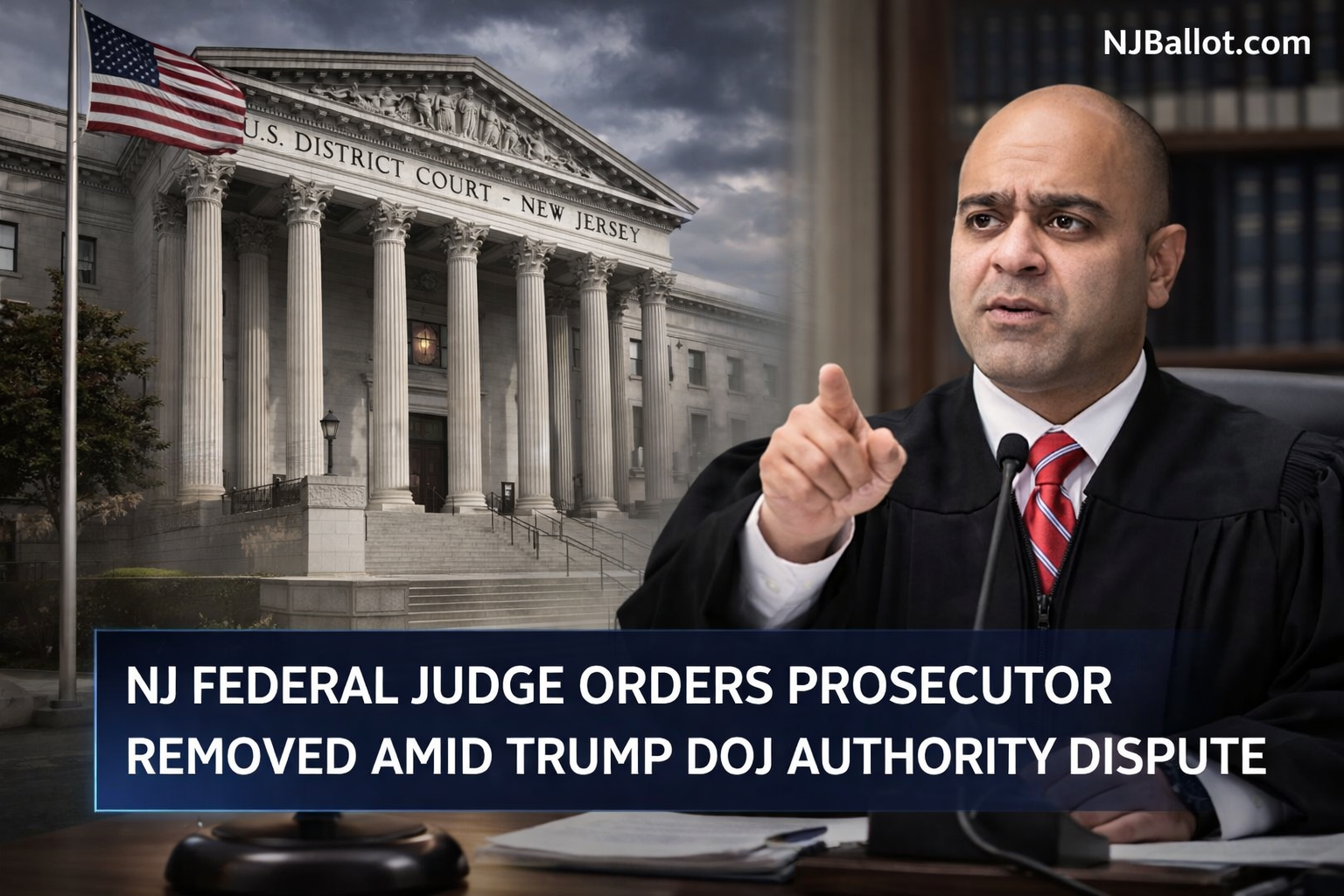 Federal Judge Erupts in NJ Court, Says Trump DOJ ‘Lost Trust’ as Prosecutor Removed