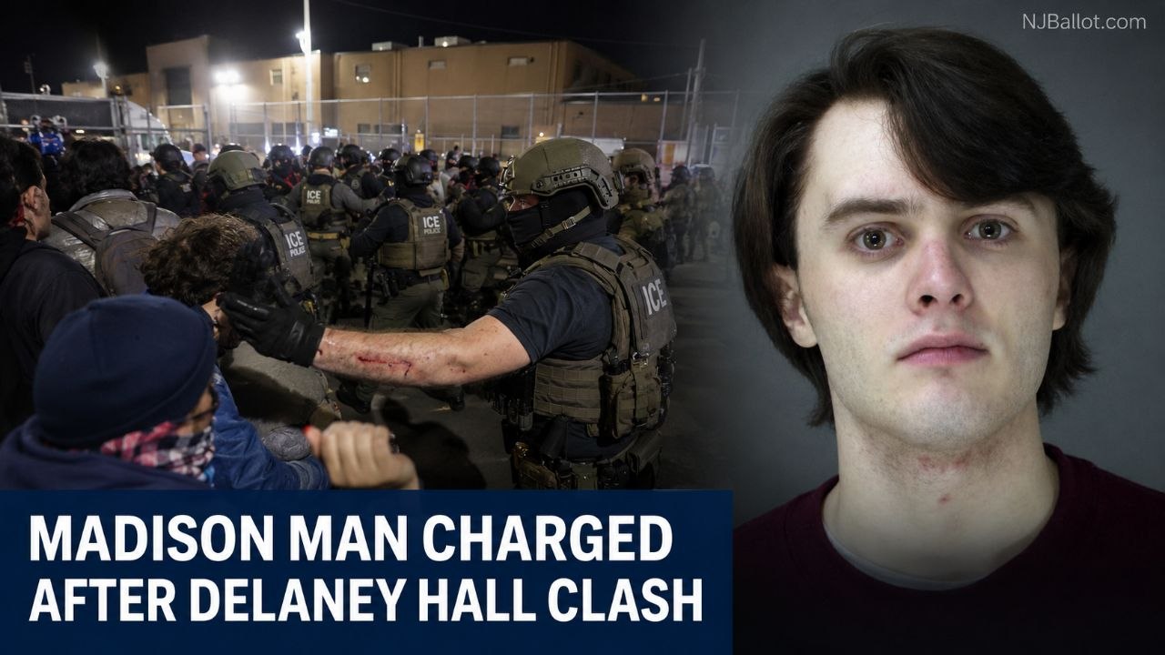 Why Did a Madison Man Drive 22 Miles to Bite an ICE Officer in Newark?
