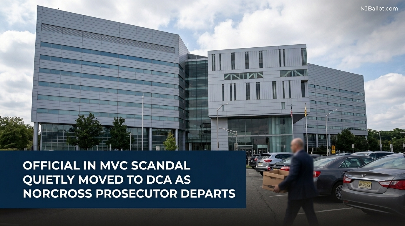 Official in MVC Scandal Quietly Moved to DCA as Norcross Prosecutor Departs