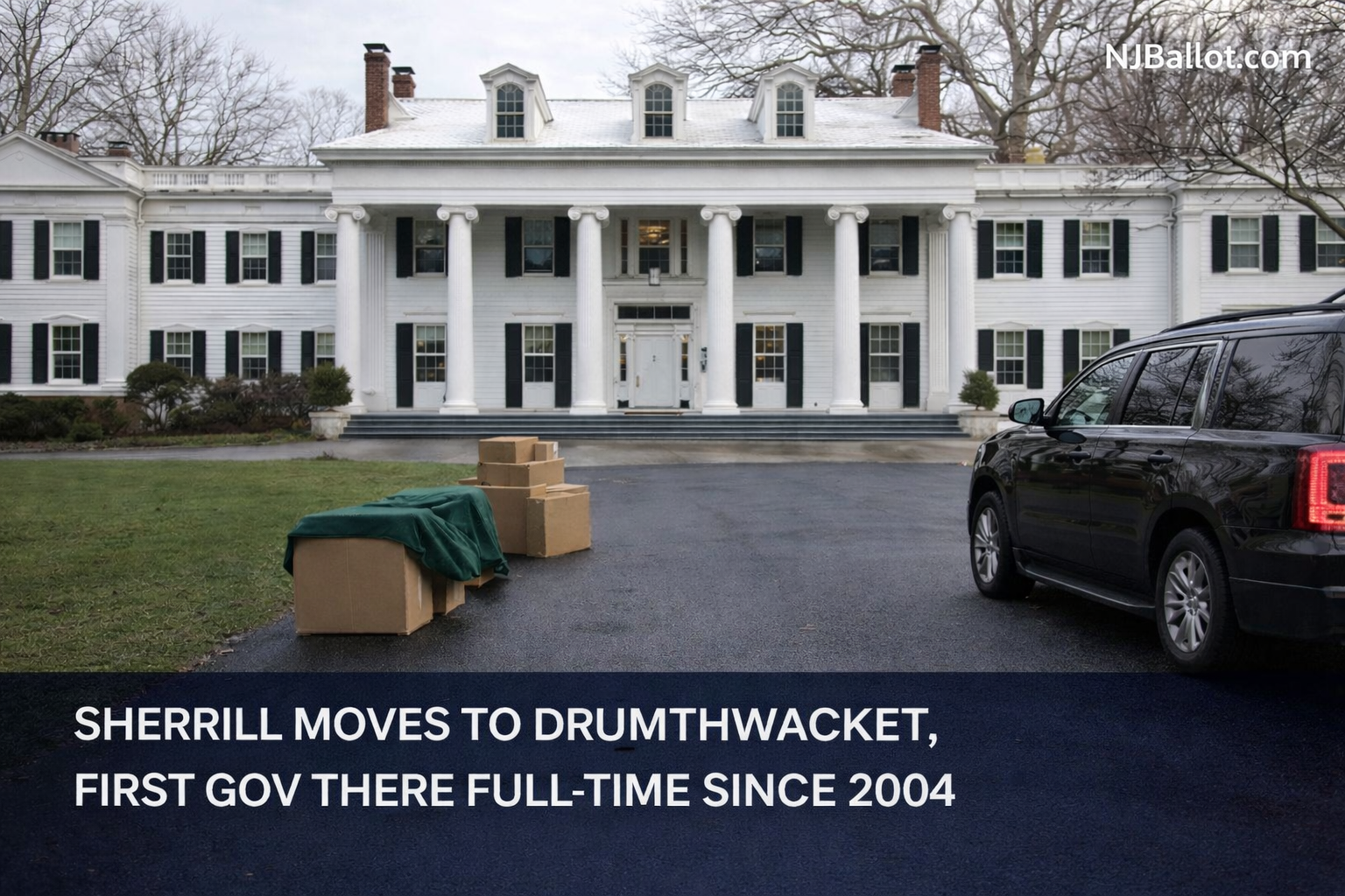 Sherrill to Occupy Drumthwacket, First Governor There Full-Time Since 2004
