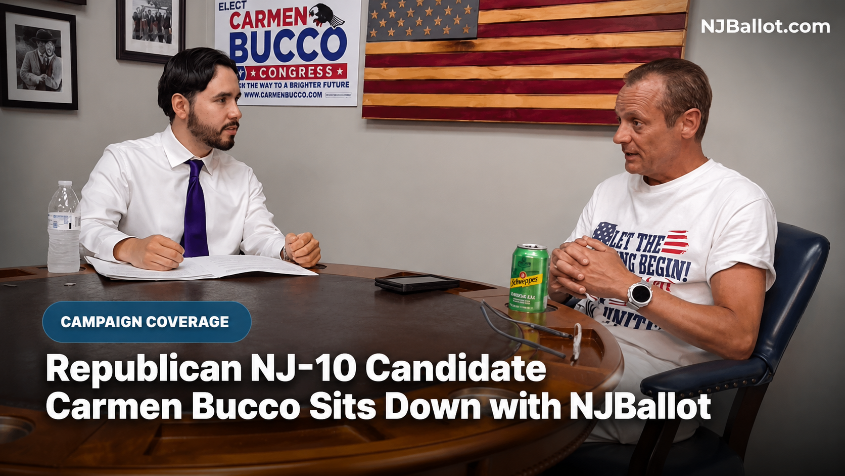 Carmen Bucco discusses unity, affordability and public safety in NJ-10 interview
