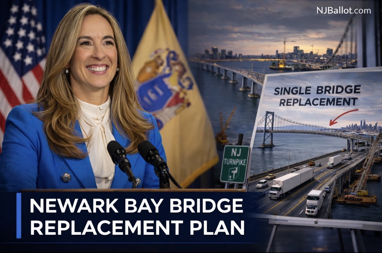 Baraka, Solomon Praise Sherrill Decision to Replace Newark Bay Bridge Instead of Expanding Project