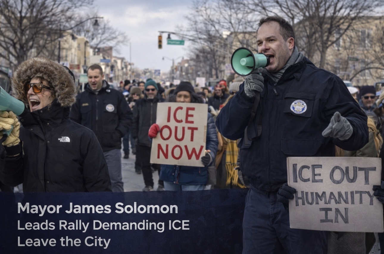 Mayor James Solomon Leads Public Stand Against ICE Presence in Jersey City