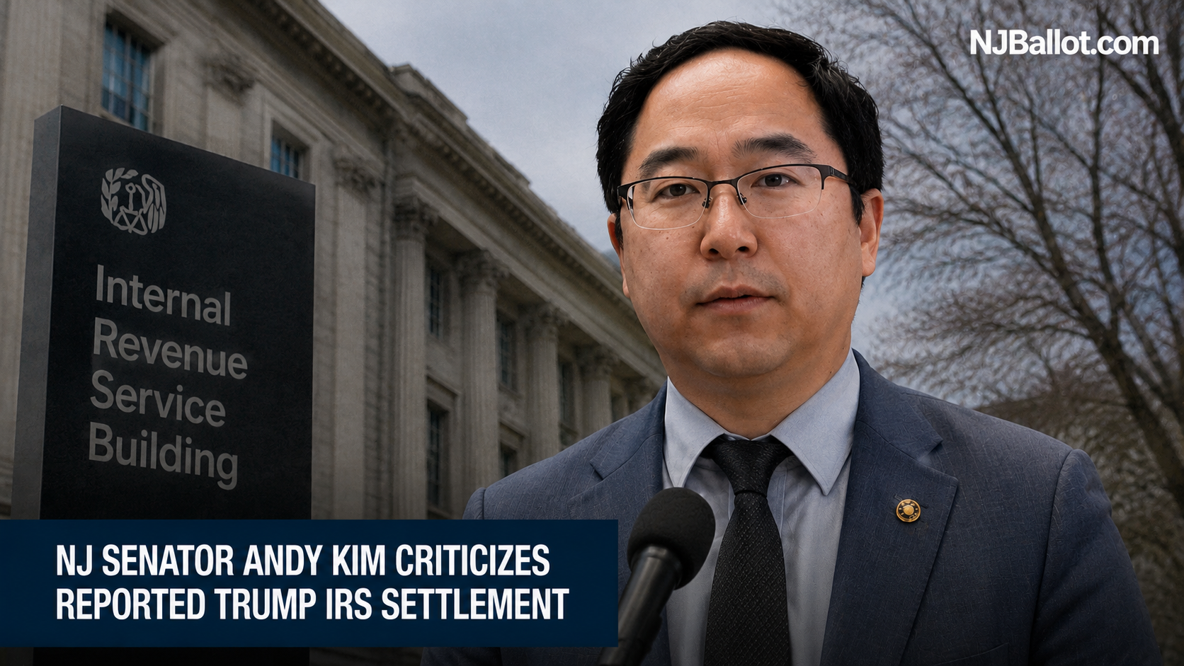 NJ Senator Andy Kim Attacks Reported Trump IRS Deal as '$1.8B Slush Fund'