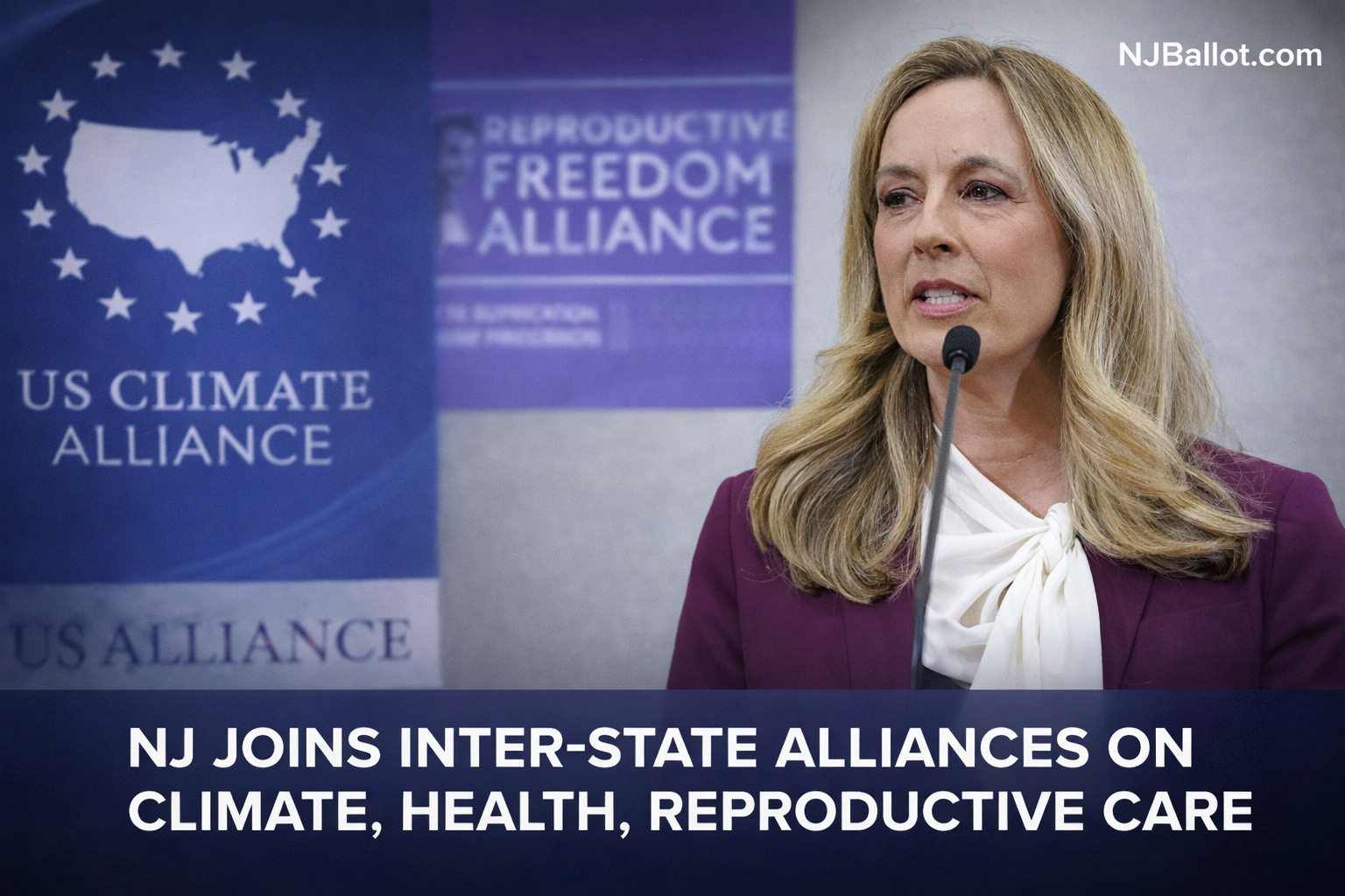 NJ Governor Sherrill Joins Three Multistate Alliances on Climate, Health, and Reproductive Care