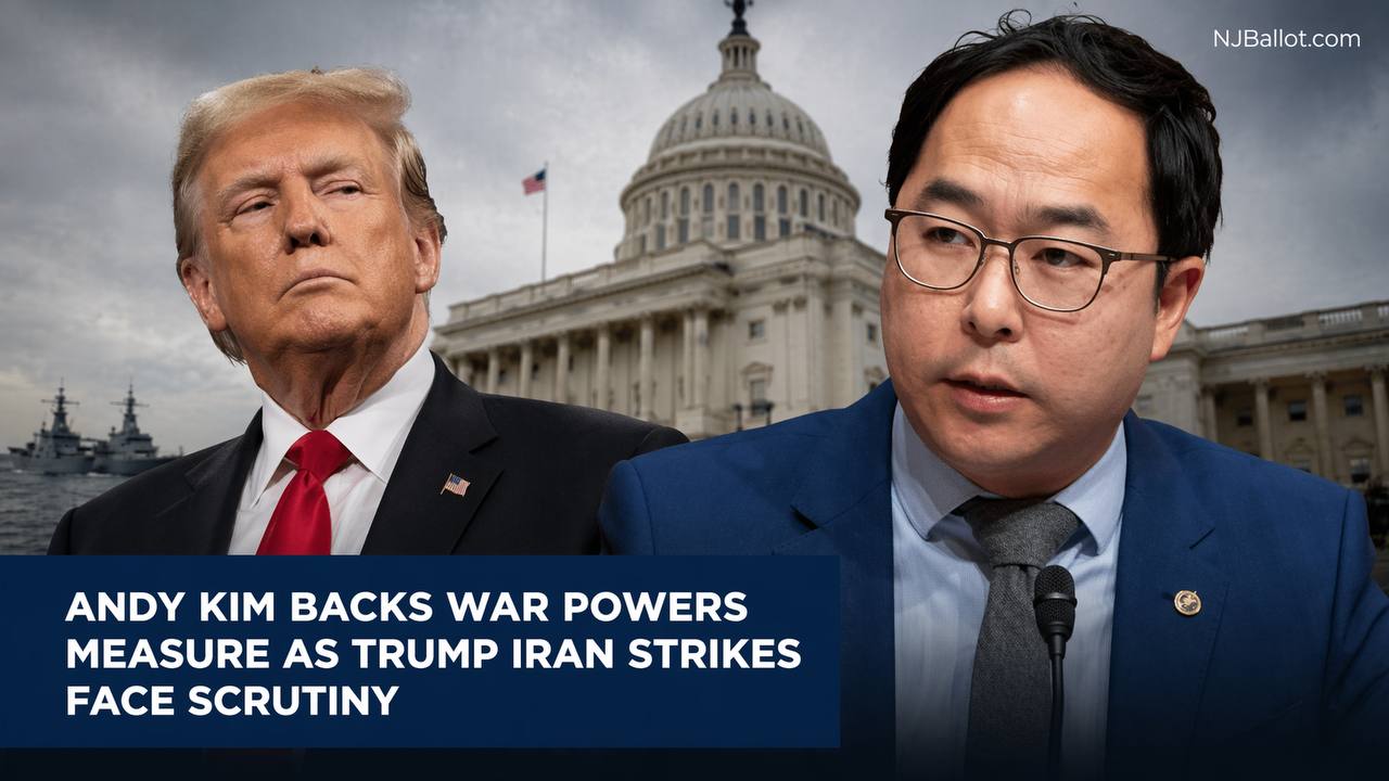 NJ Sen. Andy Kim Backs New War Powers Resolution on U.S. Operations Against Iran as Senate Prepares Debate
