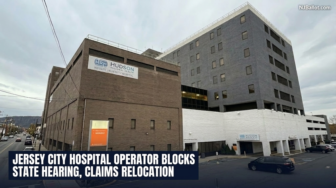 Jersey City Hospital Operator Blocks State Hearing, Claims Relocation