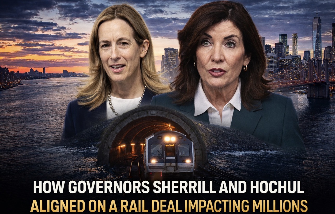 How Governors Sherrill and Hochul Aligned on a Rail Deal Impacting Millions