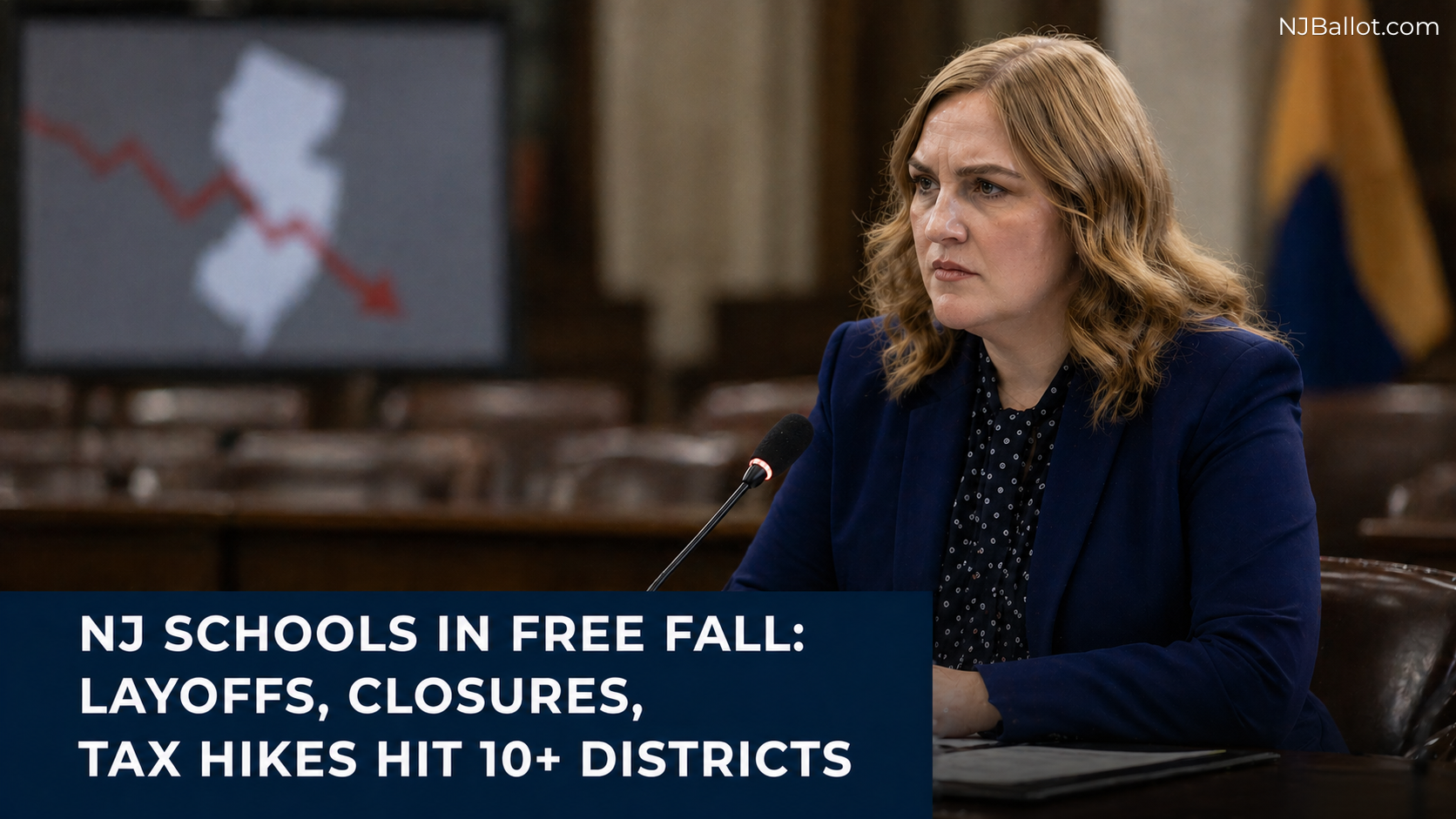NJ Schools in Free Fall: Layoffs, Closures, Tax Hikes Hit 10+ Districts