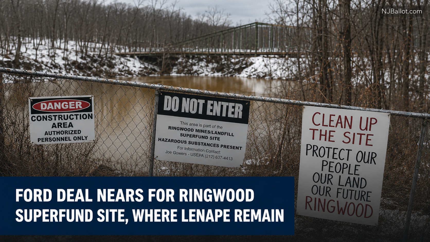 Ford Deal Nears for Ringwood Superfund Site, Where Lenape Remain